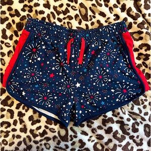 EXCELLENT/LIKE NEW/PRE-OWNED condition CELEBRATE girl’s patriotic shorts